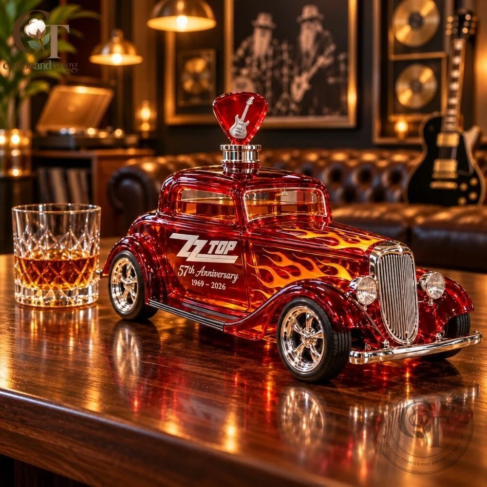 ZZ Top 57th Anniversary Whiskey Decanter 2026